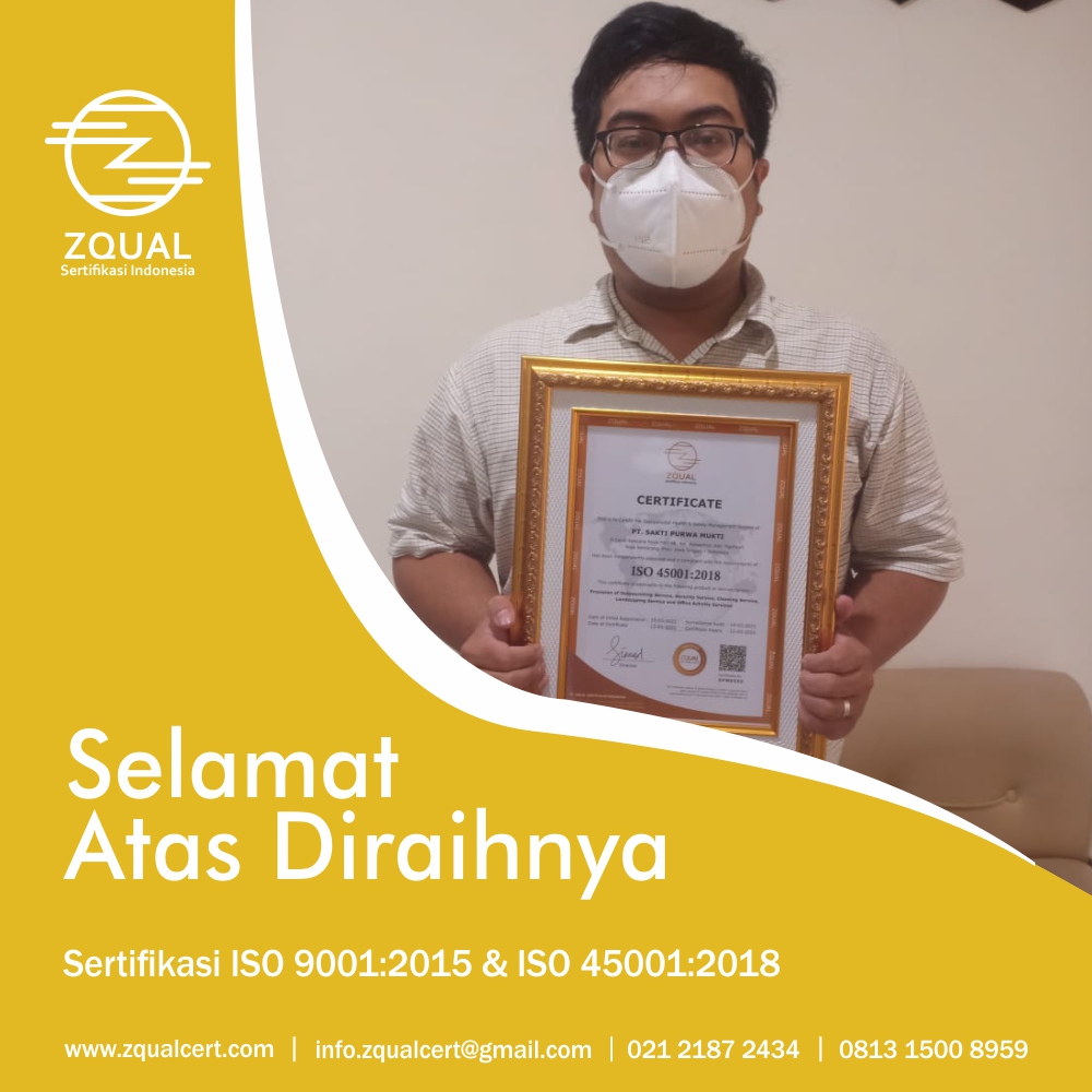 PT SPM ISO 9001 ISO 45001 Zqual Certification